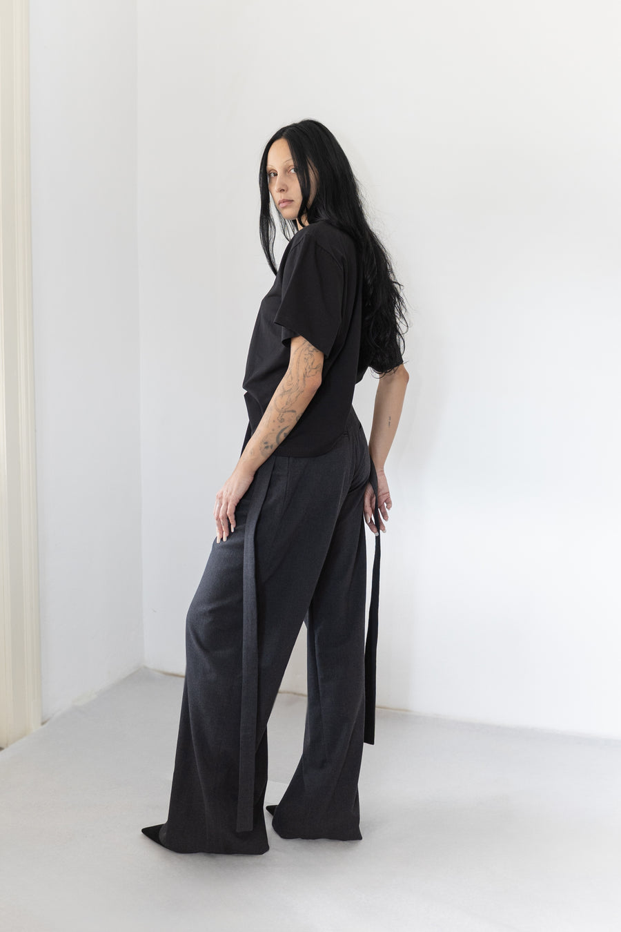 TAILORED HIGH WAISTED TROUSERS