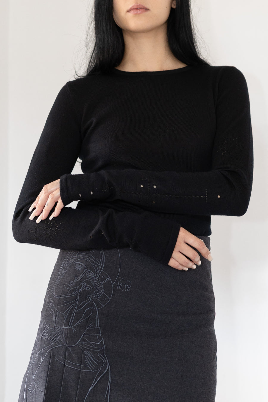 KNITTED PULLOVER B
