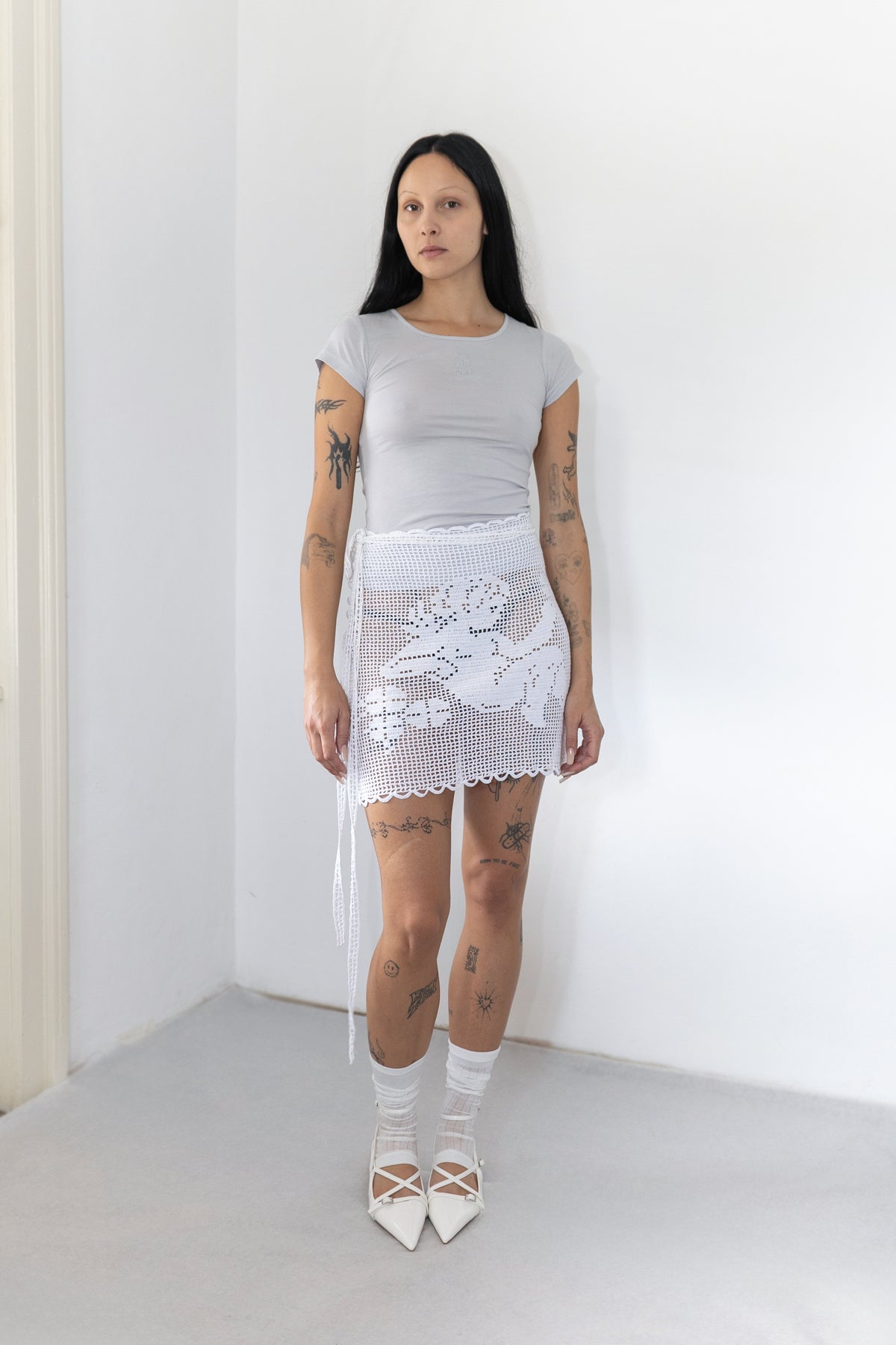CROCHET WRAP AROUND SKIRT