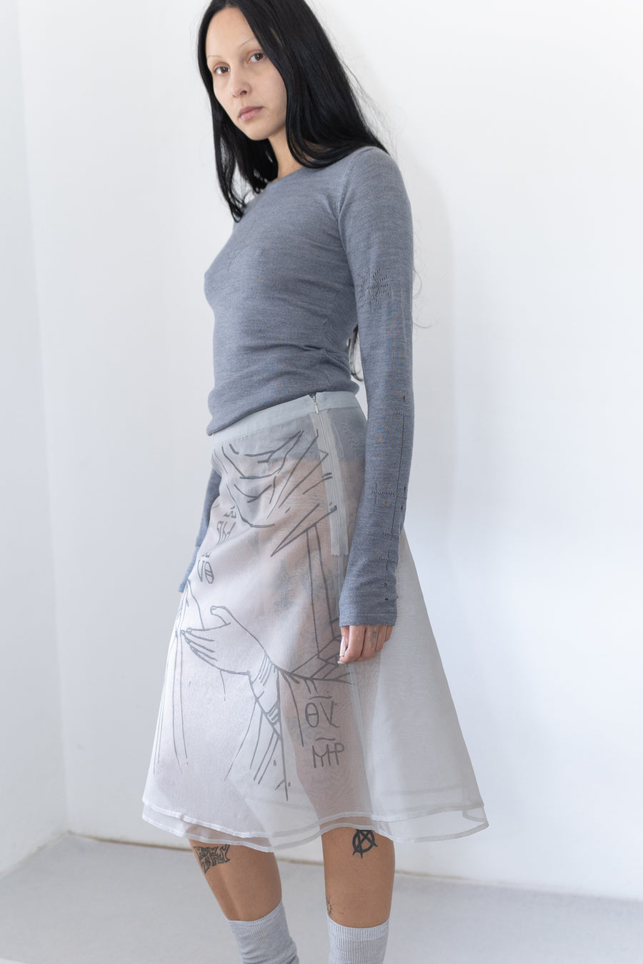 PRINTED SKIRT
