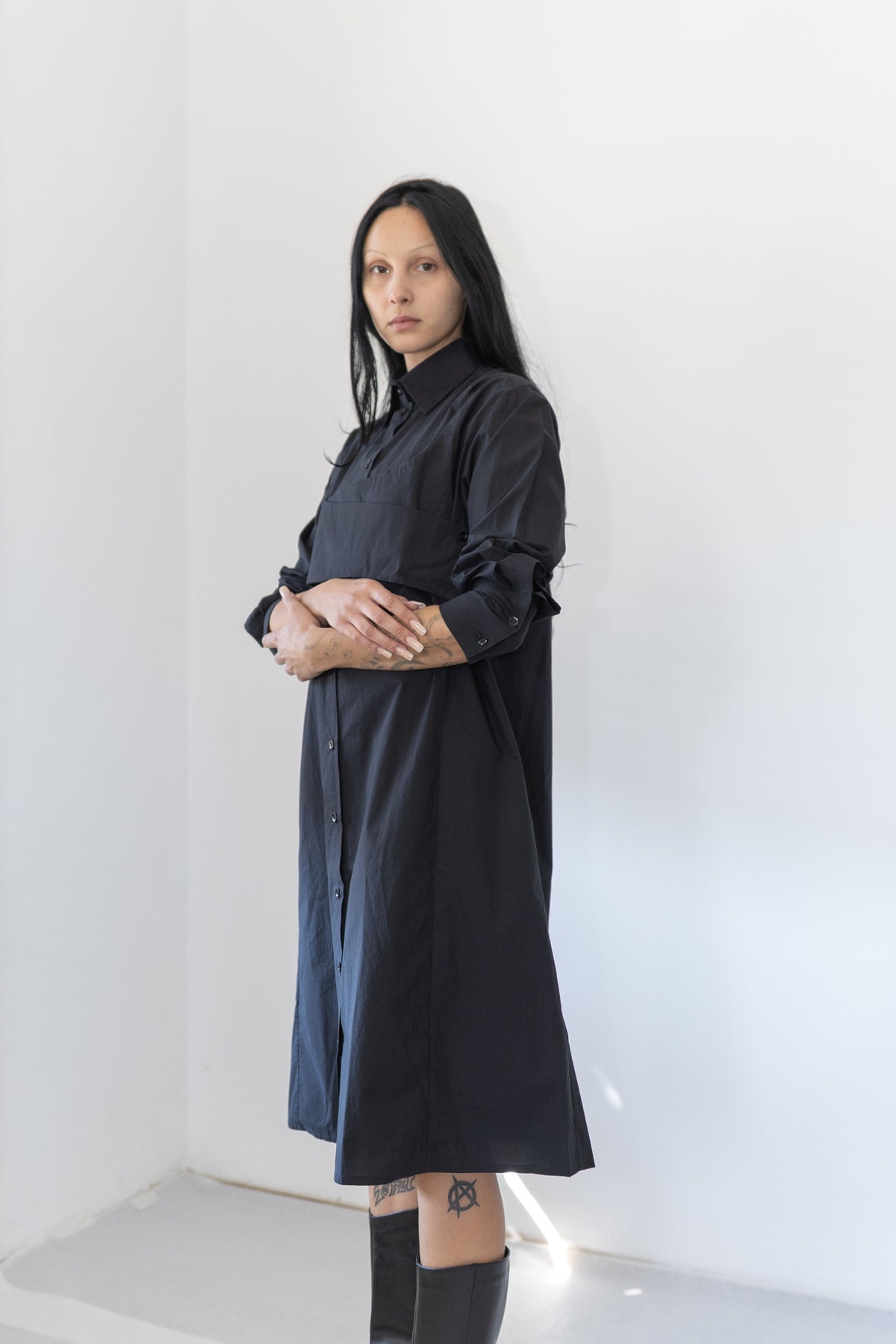 SHIRT DRESS